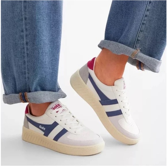 Gola Orchid Platform Trident Snake in White/Pink/Sun Women’s Size 8 - Picture 13 of 13